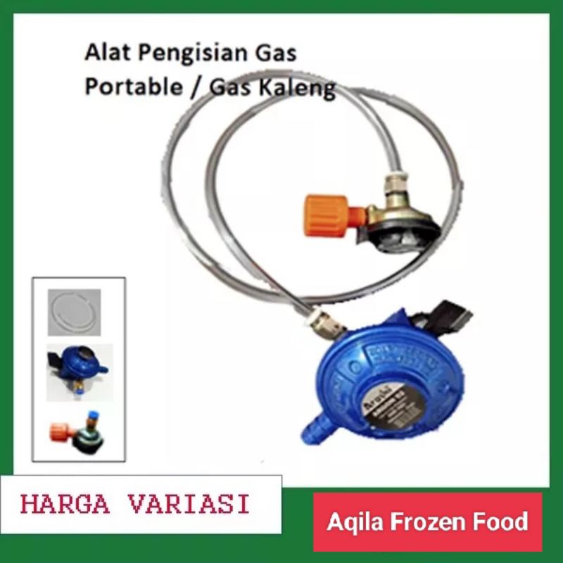 Alat reffil gas portable / alat isi ulang gas tabung kaleng kecil