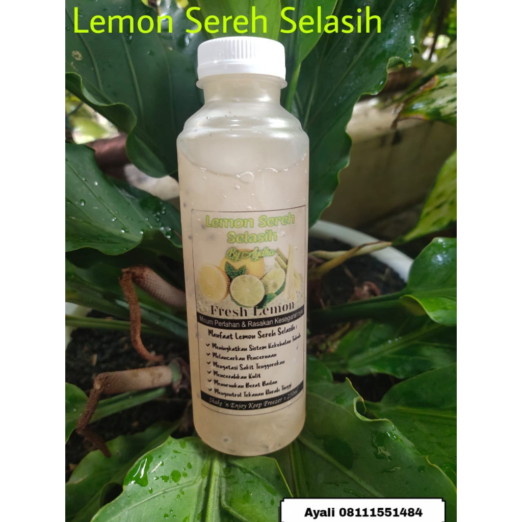 

Lemon Sereh / lemon sereh selasih 250ml