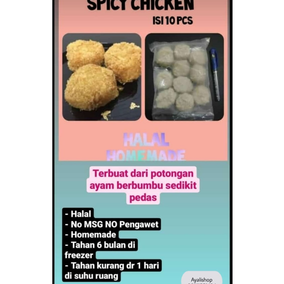 

spicy chicken bento isi 10