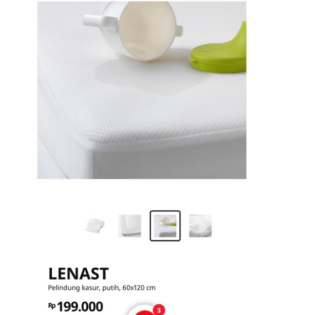 Preloved Pelindung Kasur/Matras Protector 60x120 cm