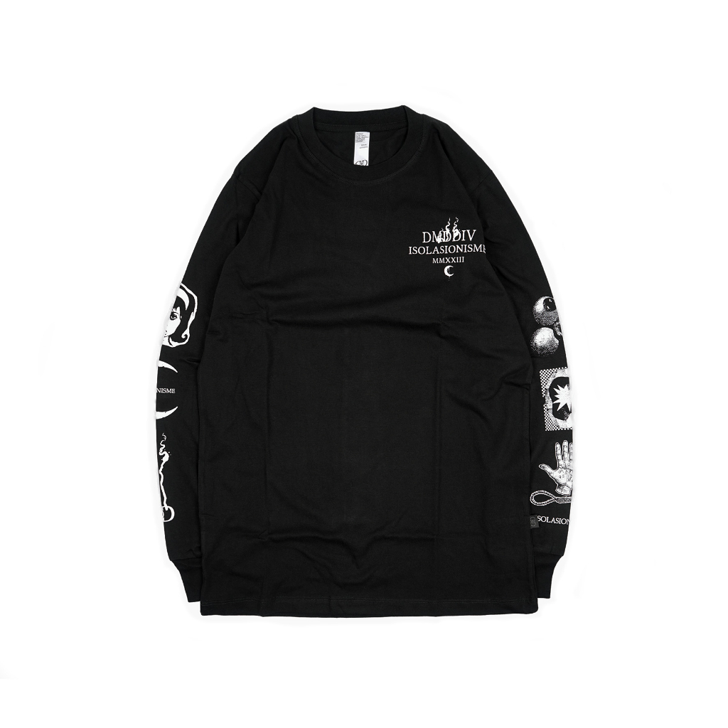 Dmddiv tshirt lengan panjang / longtees | Valhalla | Black