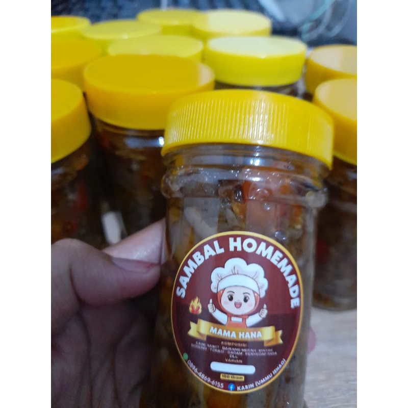 

Sambal Cumi Sambal Homemade Mama Hana 150gr