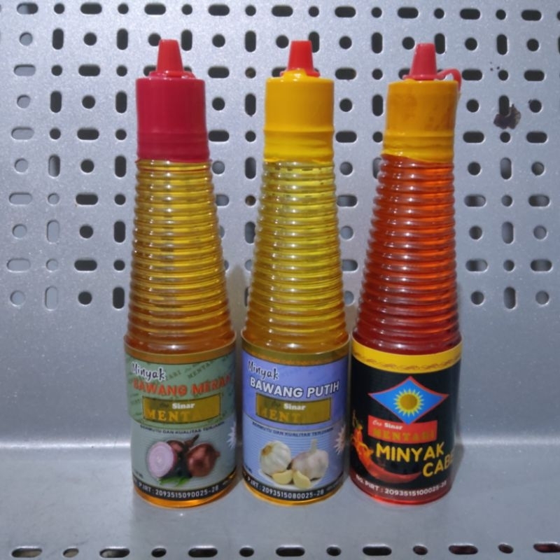 

minyak bawang putih merah 150ml/ mentari minyak bawang merah dan putih 150ml