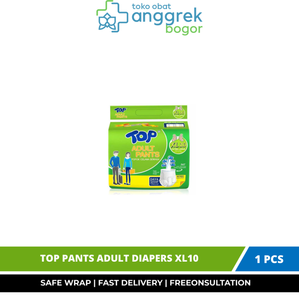 TOP PANTS ADULT DIAPERS XL10/PAMPERS CELANA DEWASA/PAMPERS/POPOK DEWASA