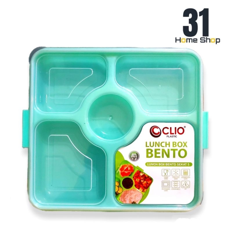 Lunch Box / Kotak Makan CLIO BENTO 5 Sekat