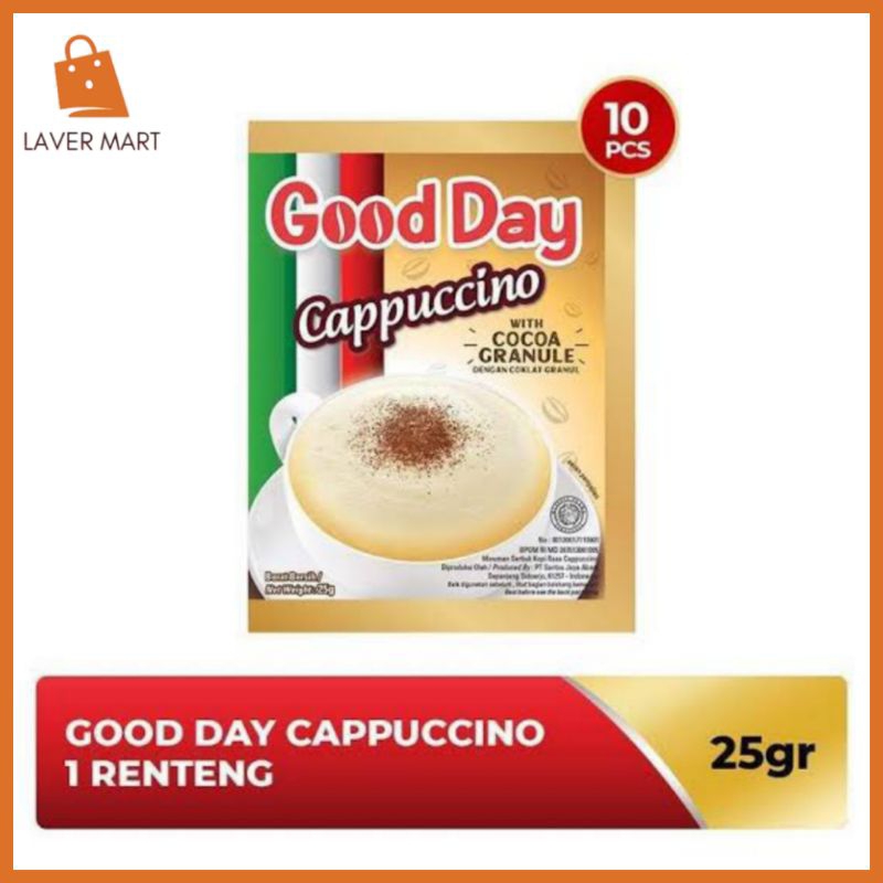 

GoodDay Cappucino 1 Renceng 10 Sachet