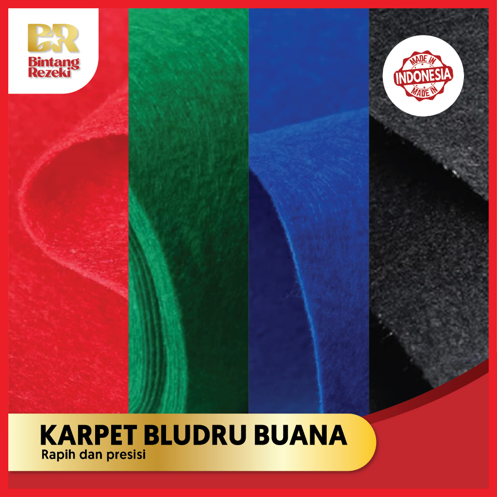 Karpet Bludru BUANA Karpet Pameran Panggung Masjid Karpet BUANA Rol