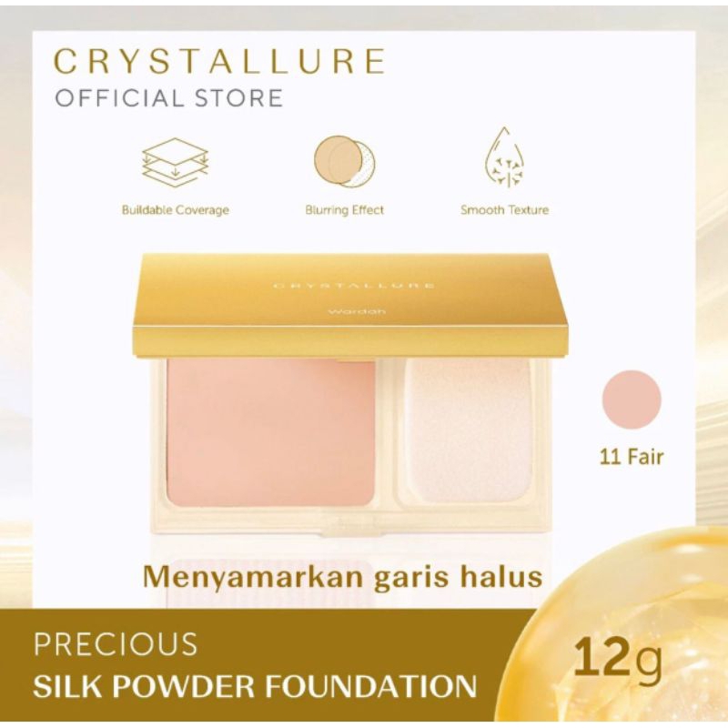 Wardah Crystallure Precious Silk powder foundation