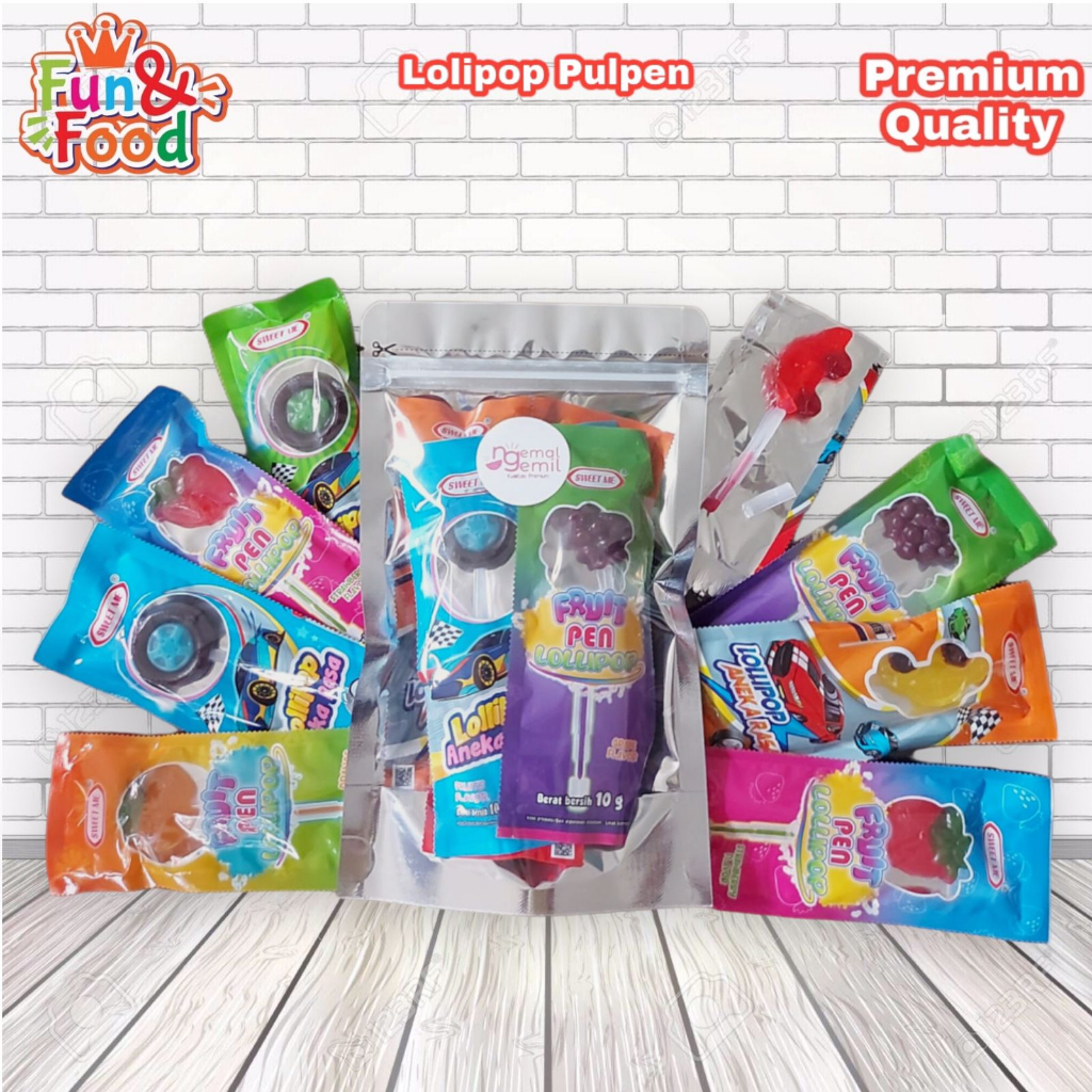 

Lolipop Pulpen Lolipop Fancy Lolipop Rasa Buah Bentuk Lucu Kualitas Premium