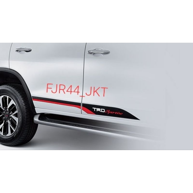 Sticker stiker trd sportivo fortuner 2019/ stiker toyota fortuner 2019/ sticker trd sportivo