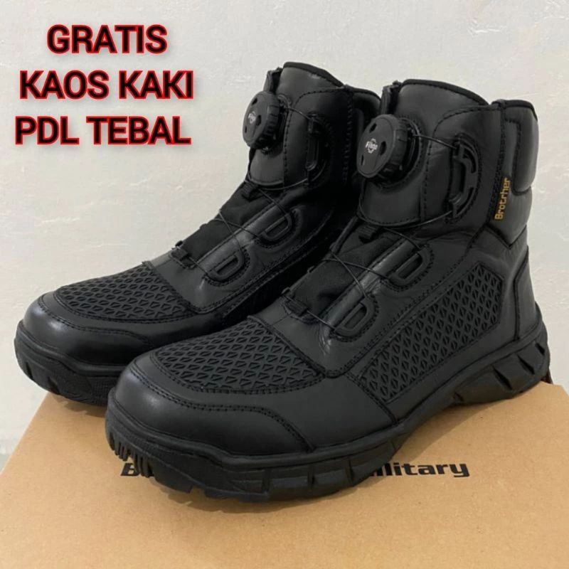 SEPATU PDL TALI PUTAR MERK BROTHER FITGO SARANG TAWON MODEL PENDEK