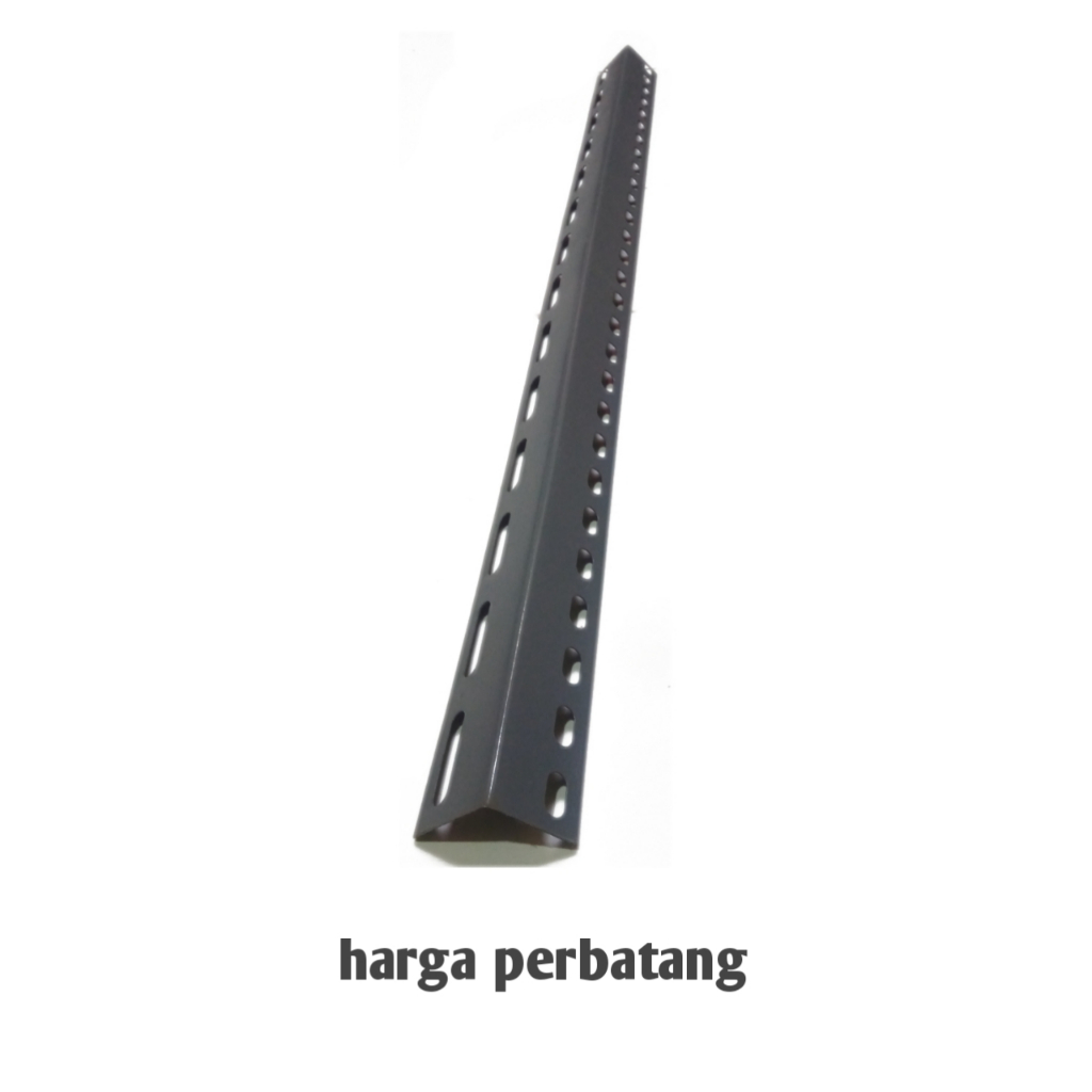 BESI SIKU LUBANG PANJANG 2 METER BUAT RAK SERBAGUNA TEBAL 1MM