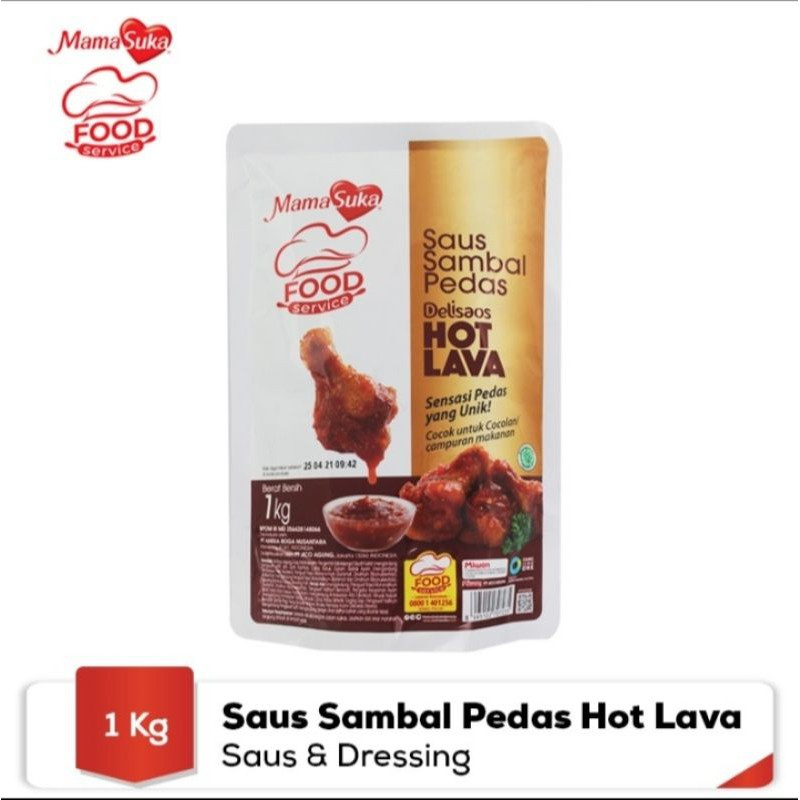 

Hot Lava 1kg / Mama Suka Saus Hot Lava 1kg