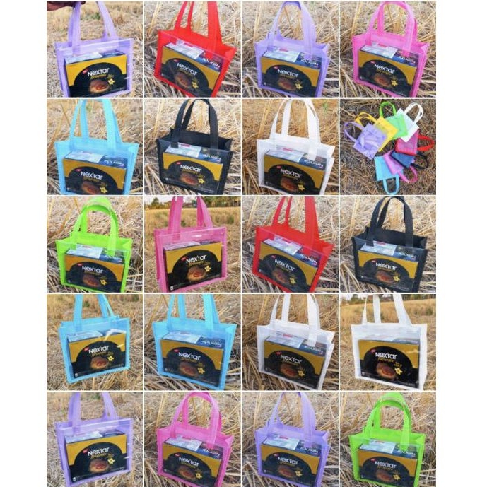 

Tas jinjing ulang tahun (READY STOK) HWRI P.20 L.10 P. 20 Random Warna-warni