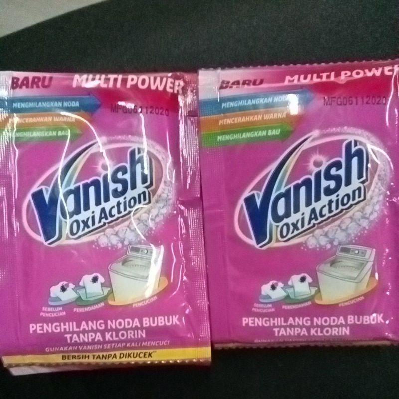 Vanish bubuk pink 30gr x 6 pics