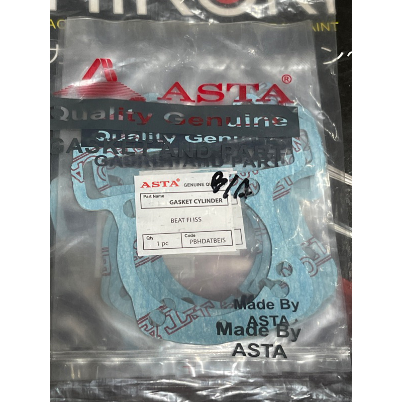[1 PCS] PAKING BB BEAT ESP ASTA GASKET BLOK BORING BAWAH BEAT ISS PAKING TP HONDA BEAT ISS PAKING BO