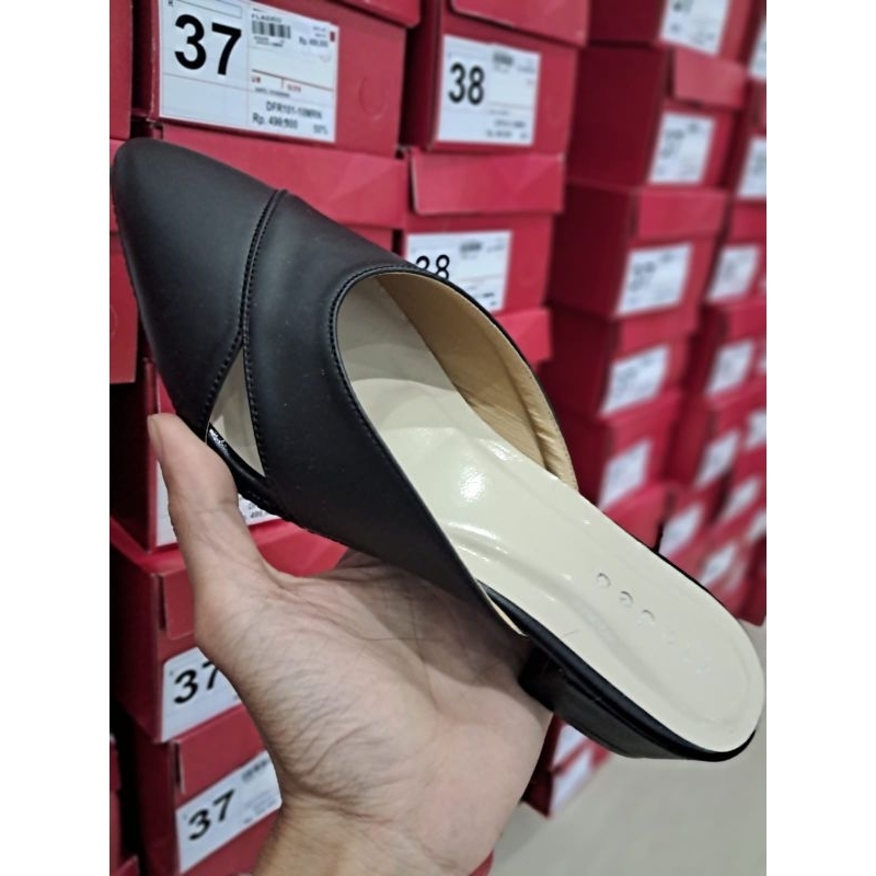 Sepatu Sandal Wanita Fladeo Slop Pantofel Bustong