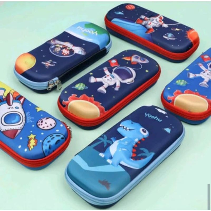 

MS Tempat pensil anak motif 3D kotak pensil kartun