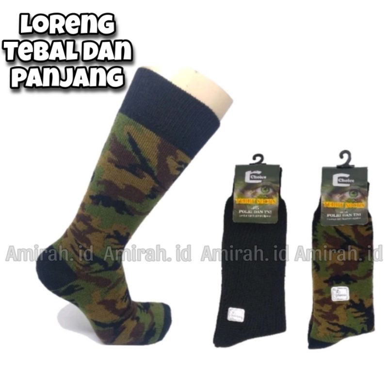 Kaos kaki pria loreng tebal kaos kaki tebal loreng kaos kaki  loreng tebal panjang tebal