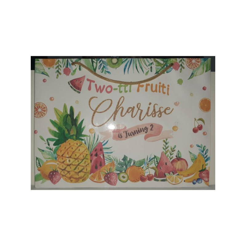 

TWO TTI FRUITI CHARISSE IS JURNING 32,5×12,5×24 CM