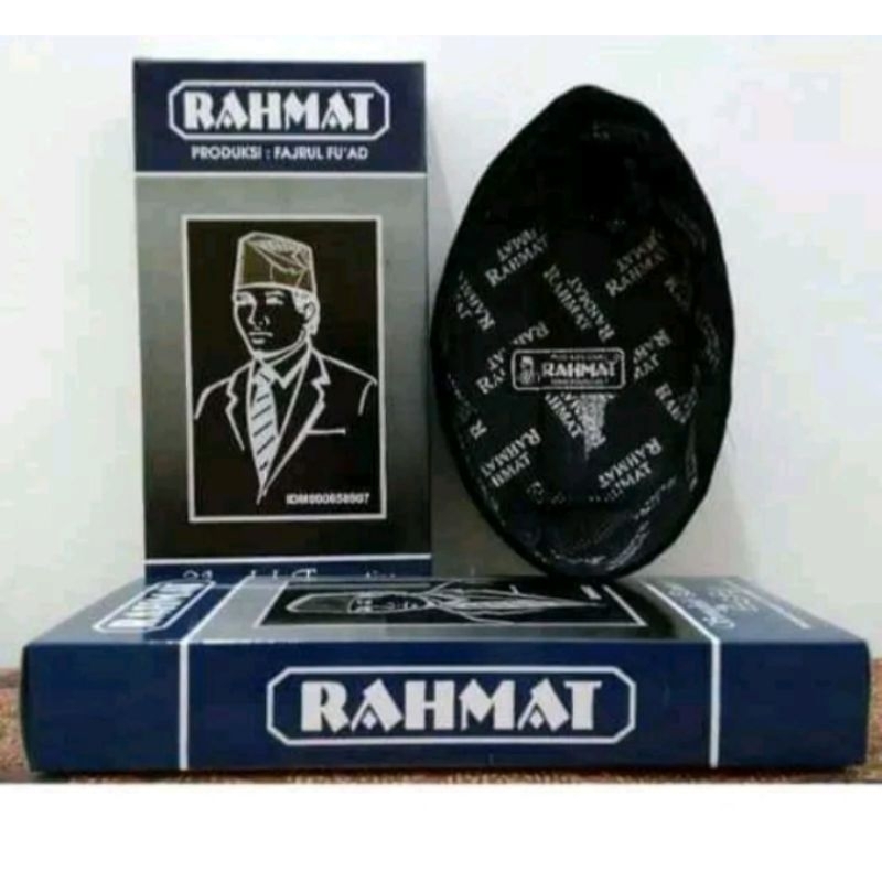 peci rahmat songkot hitam