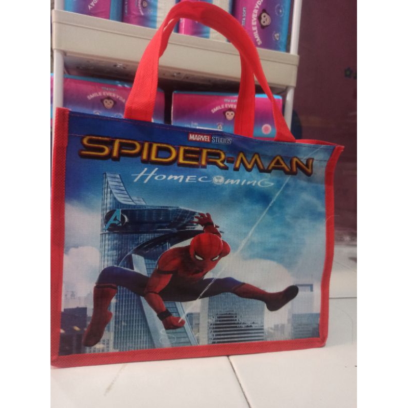

tas ulang tahun spiderman