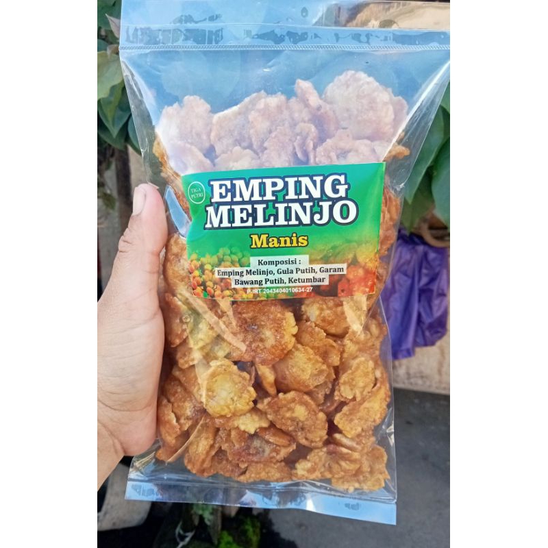 

emping melinjo rasa manis 250gr