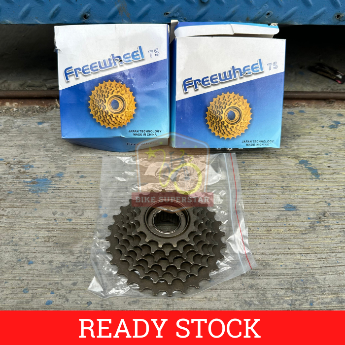NEW- FREEWHEEL GEAR GIR SUSUN BELAKANG SEPEDA 7 SPEED DRAT ULIR ODESSY JAPAN TECHNOLOGY MTB FEDERAL