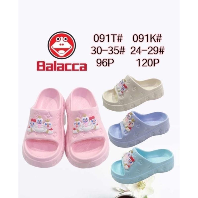 Sendal Selop Anak Perempuan Mixue Sendal Karet Anak Balcca 091 T