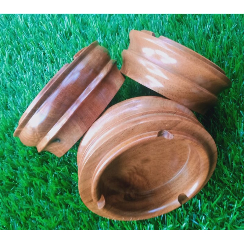 ASBAK MINI  -+10CM DARI KAYU ULIN