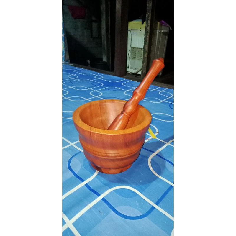 LESUNG/LUMPANG 20CM DARI KAYU ULIN