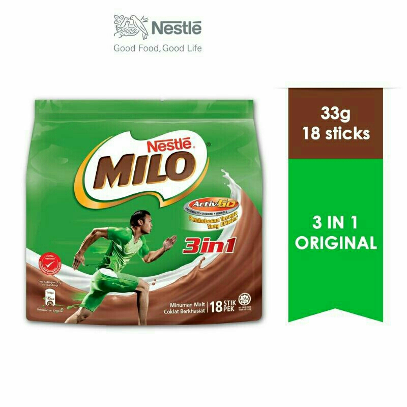 

Nestle Milo Activ Go 3 in 1 Sachet