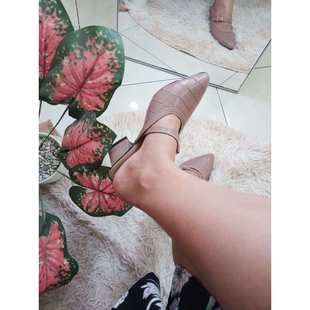 Sepatu Vinnci Croco Premium Medan/ Heels Wanita