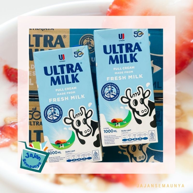 

Ultra milk uht full cream 1 liter