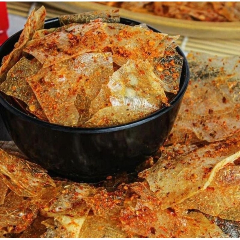 

KERIPIK KACA DAUN JERUK 500gr / KRIPCA / SNACK / SNACK PEDAS