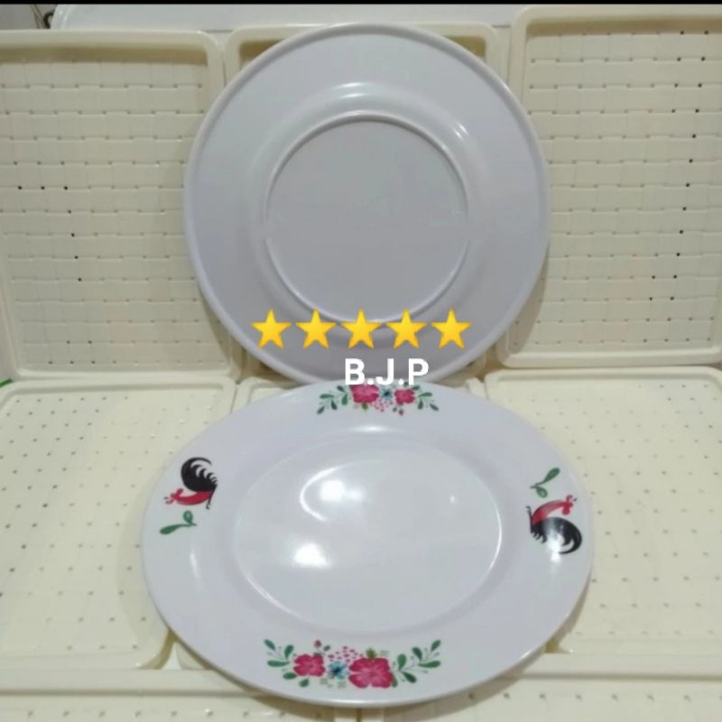 Piring Ceper Melamin 10 inch / Piring Makan Melamin
