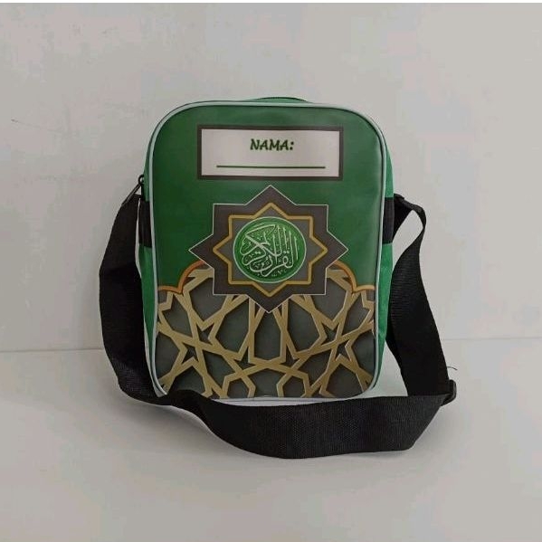 tas selempang / tas bahu anak mengaji al qur'an keren