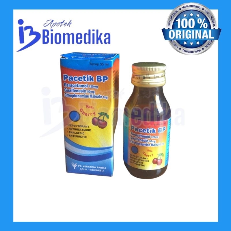 PACETIK BP SIRUP 60 ML obat batuk anak