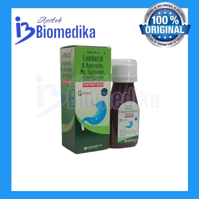 LAMBUCID SIRUP 60 ML obat maag