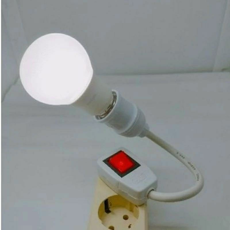 0Fitting Flexible Fitting Lampu Flexible E27 Colok On/Off/Fitting lampu E27 kabel flexible colokan k