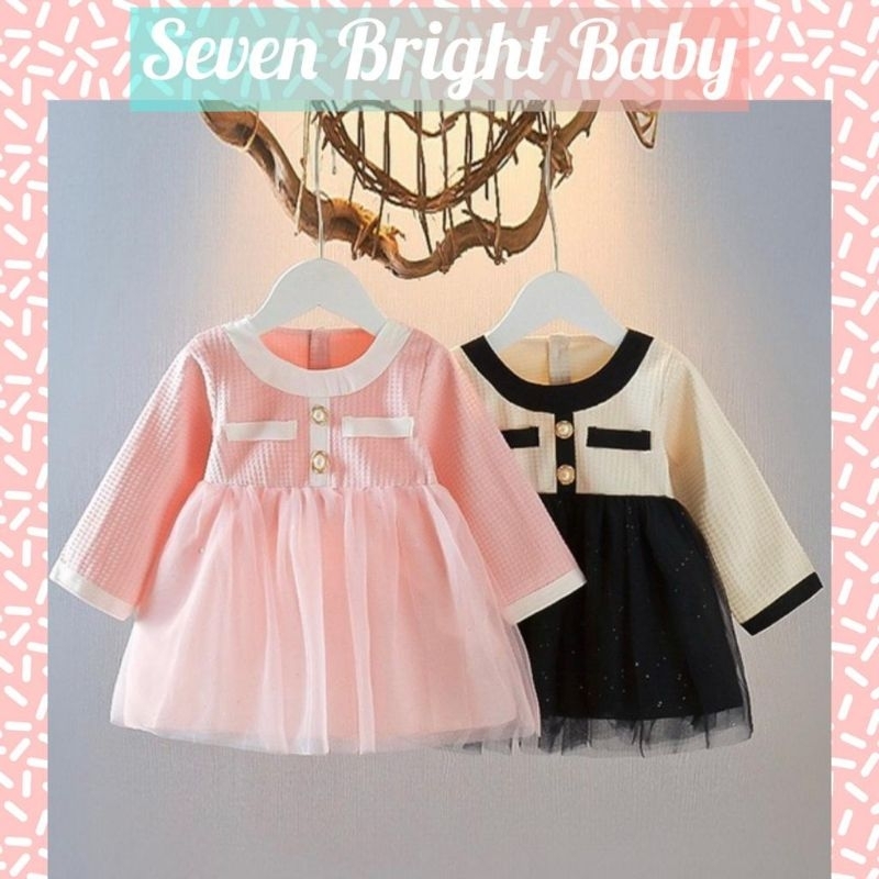 Dress Import Korea Abbey 1 -  4 Tahun