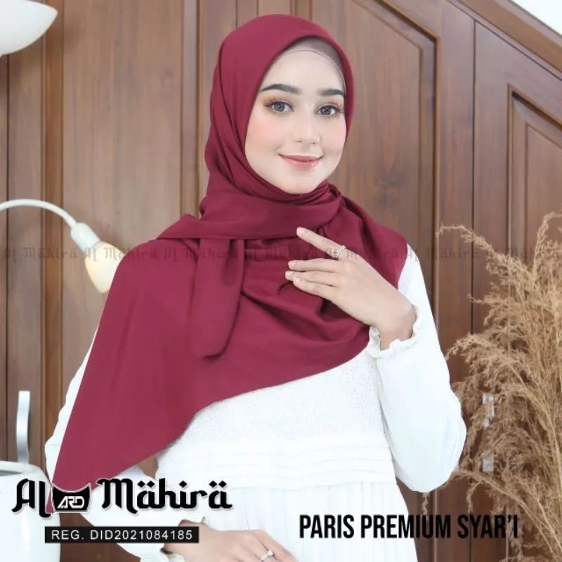SEGI EMPAT PARIS PREMIUM 120x120 HIJAB SYAR'I TERBARU SEGI EMPAT JUMBO