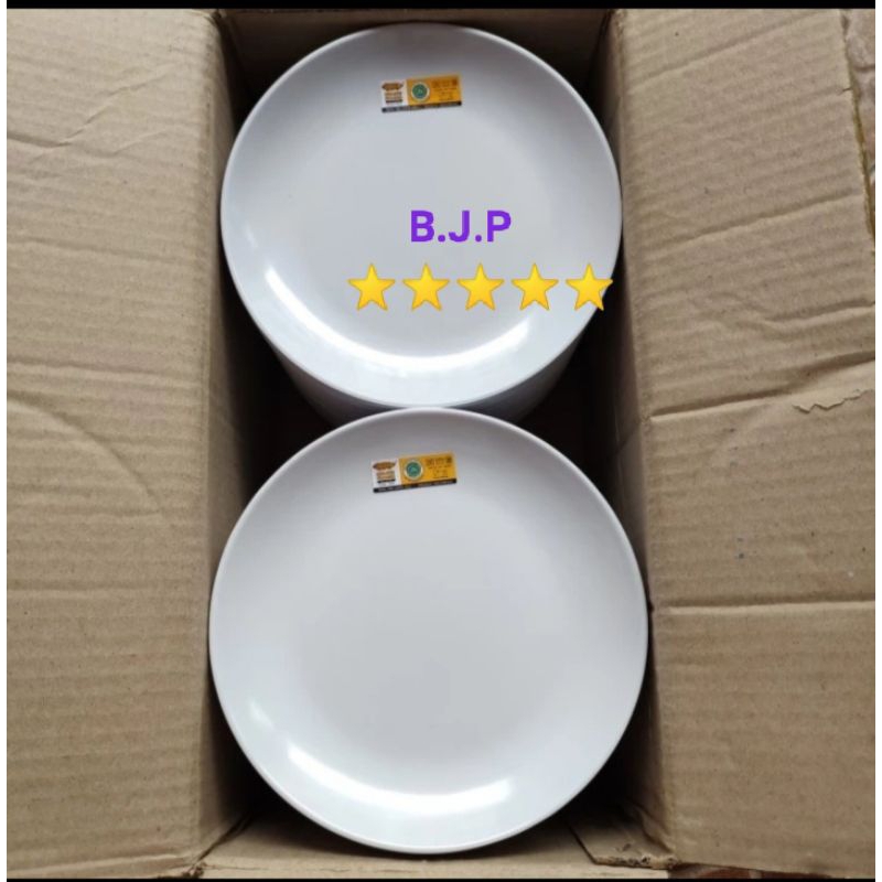 Piring Makan Bulat Melamin 9 inch Golden Dragon P-1009