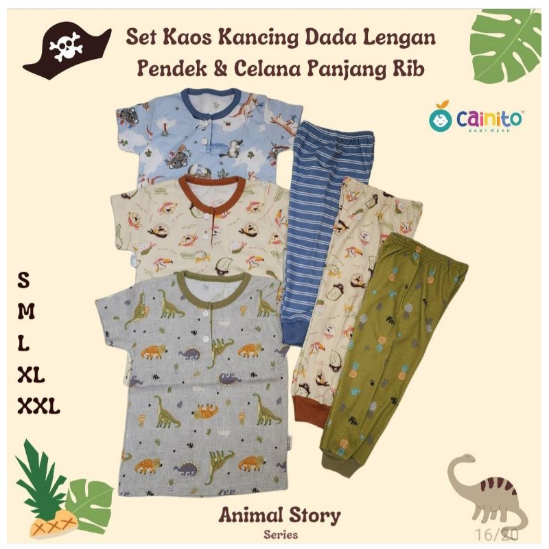 Cainito Setelan Pendek panjang CPR