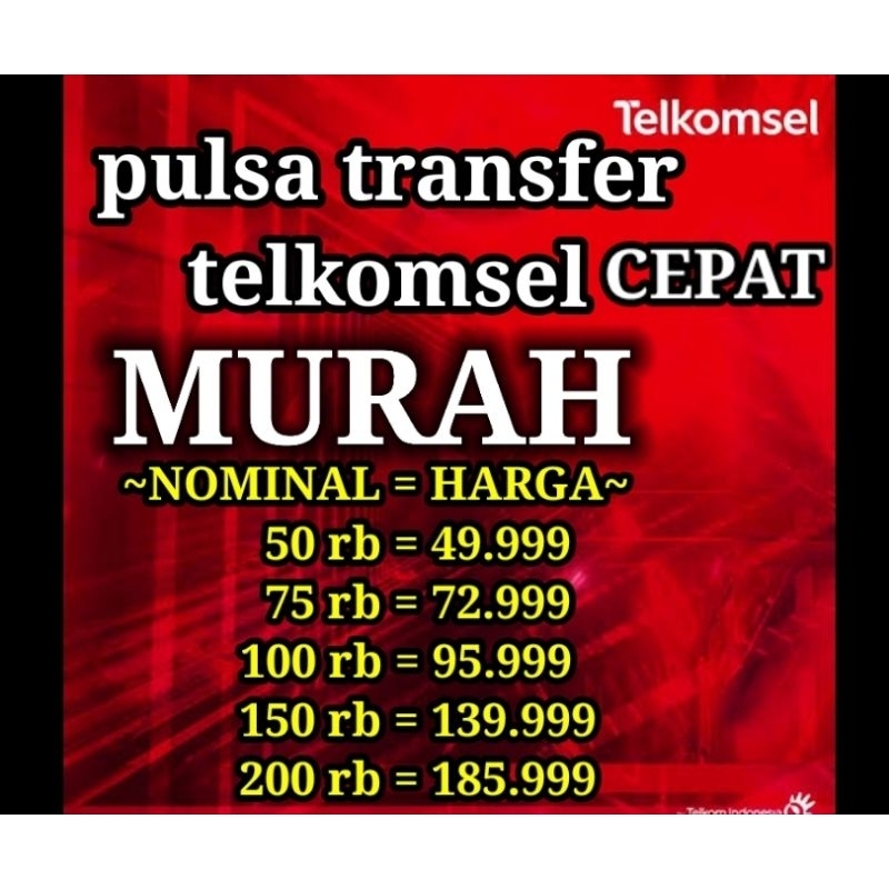 PULSA||TRANSFER||TELKOMSEL||TERMURAH