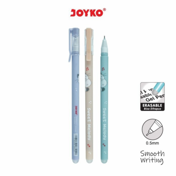 

Erasable / Murah Pcs 7 gp Pulpen 0.5 Shokyo Dihapus Gel 12 334 joyko mm Joyko GP-334 1Pak Promo -