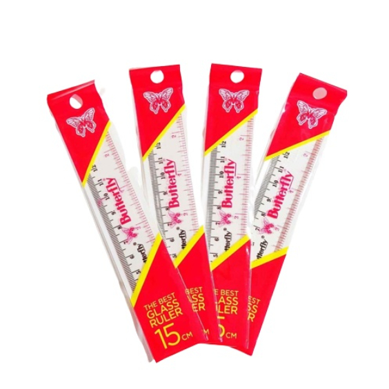 

1 Pcs Penggaris Butterfly 15cm