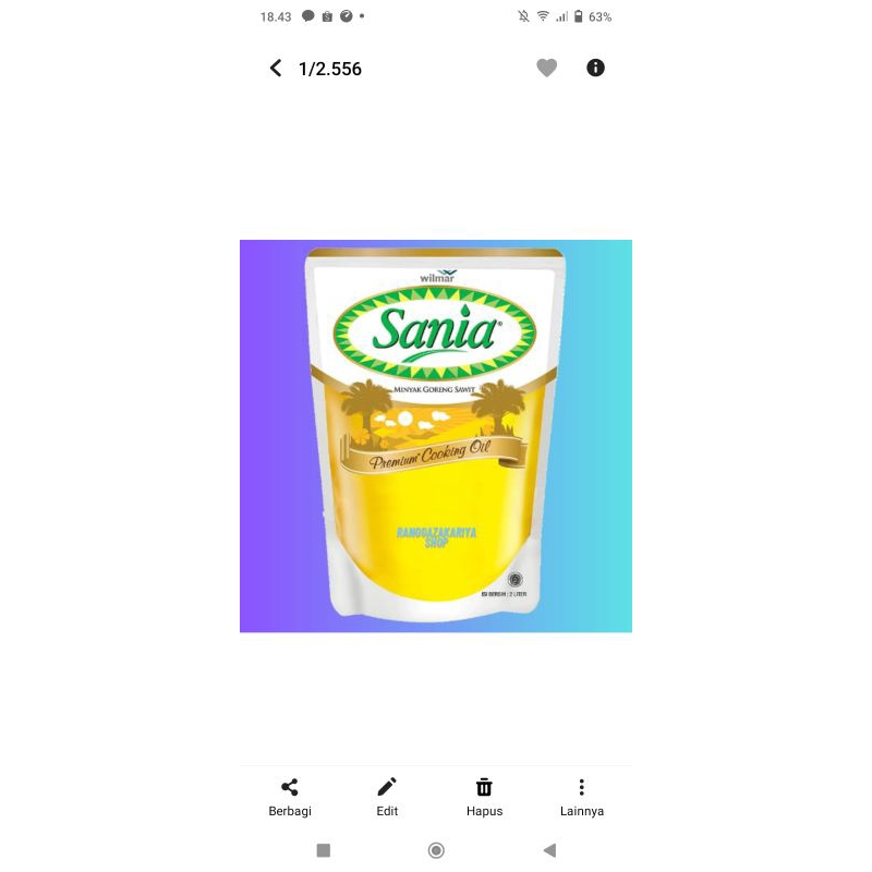 

minyak sania 2 liter