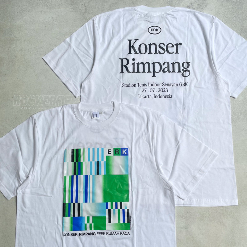 EFEK RUMAH KACA - KONSER RIMPANG 2023 WHITE | OFFICIAL MERCHANDISE