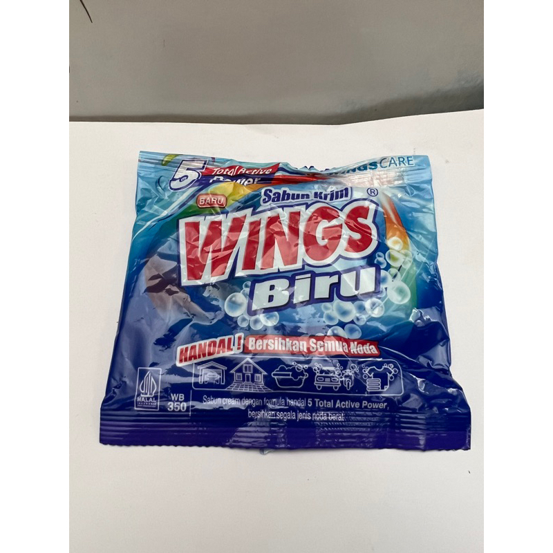 SABUN CREAM WINGS BIRU 350K ( 67gr )